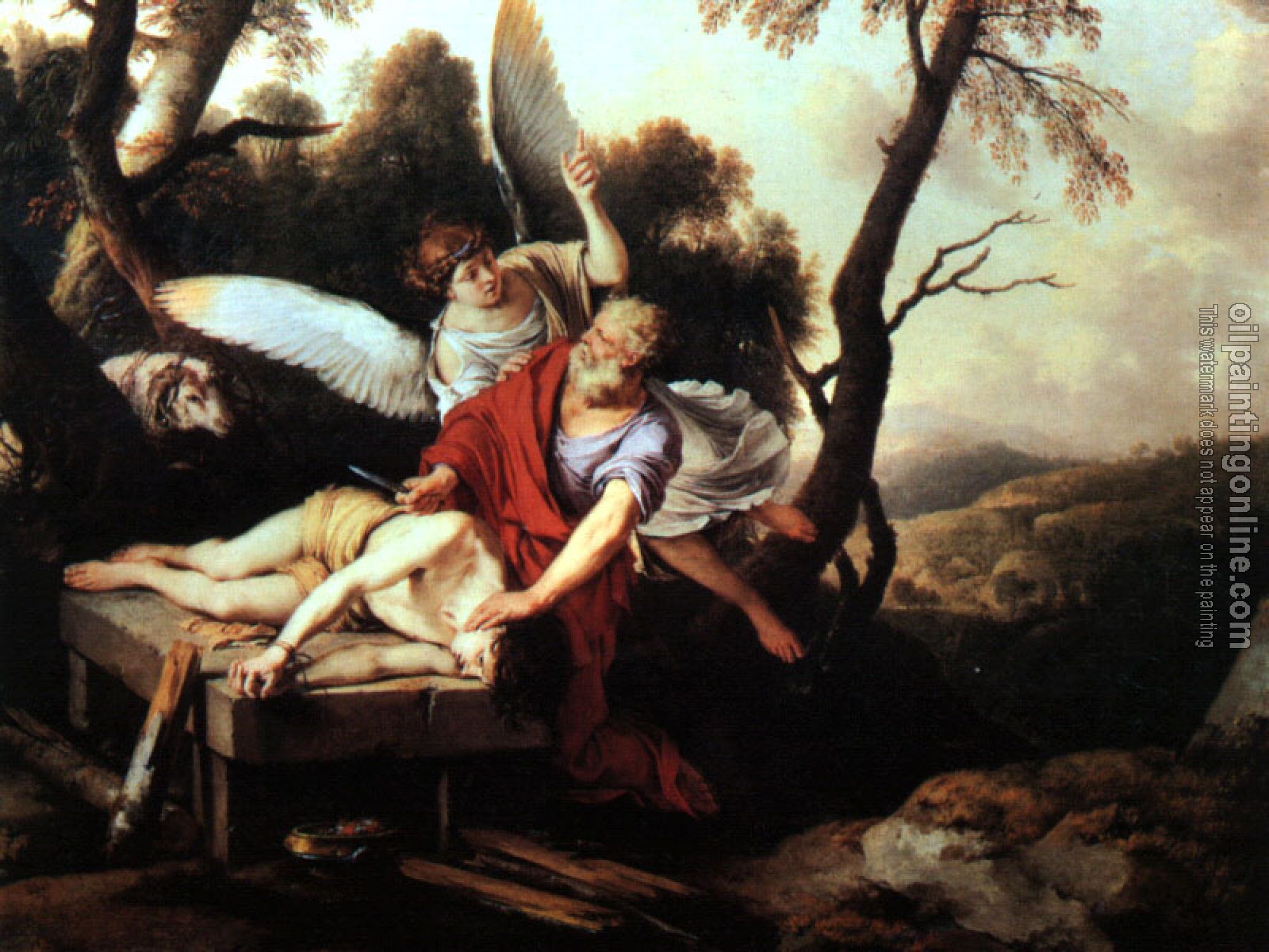 La Hire, Laurent de - Abraham Sacrificing Isaac